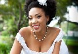 Wedding Hairstyles for African American Brides with Natural Hair African Bridal Hairstyles