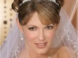 Wedding Hairstyles for Curly Hair with Veil Bridal Hairstyles with Veil