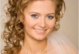 Wedding Hairstyles for Curly Hair with Veil Long Wedding Hairstyles with Veils and Tiaras Knot for Life