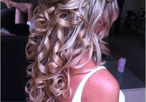 Wedding Hairstyles for Long Curly Hair Half Up Half Down 20 Prom Hairstyle Ideas