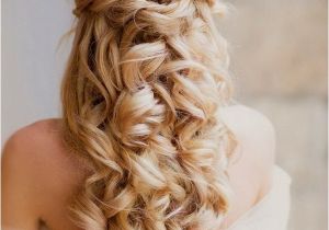 Wedding Hairstyles for Long Curly Hair Half Up Half Down Elegant Wedding Hairstyles Half Up Half Down