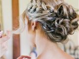 Wedding Hairstyles for Long Hair Buns Braided Bun Wedding Hairstyle for Long Hair