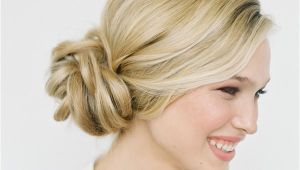 Wedding Hairstyles for Long Hair Buns Diy Knotted Bun Wedding Hairstyle