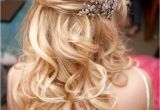 Wedding Hairstyles for Long Hair Down Pinterest 15 Fabulous Half Up Half Down Wedding Hairstyles