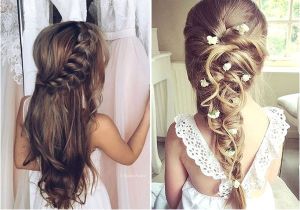 Wedding Hairstyles for Long Hair Flower Girl 2017 New Wedding Hairstyles for Brides and Flower Girls