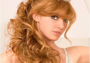 Wedding Hairstyles for Long Hair Half Up with Tiara Ideas On Long Half Up and Half Down Wedding Hairstyles