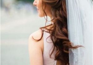 Wedding Hairstyles for Long Hair Half Up with Veil 37 Half Up Half Down Wedding Hairstyles Anyone Would Love