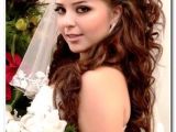 Wedding Hairstyles for Long Hair Half Up with Veil Bridal Hair with Veil and Tiara