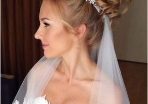 Wedding Hairstyles for Long Hair Up with Veil 42 Wedding Hairstyles with Veil My Wedding