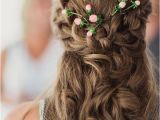 Wedding Hairstyles for Long Straight Hair Half Up 19 Bridesmaid Hairstyle Designs Ideas