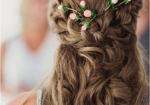 Wedding Hairstyles for Long Straight Hair Half Up 19 Bridesmaid Hairstyle Designs Ideas