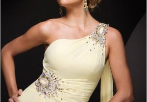 Wedding Hairstyles for One Shoulder Dress Prom Hairstyles for One Shoulder Dresses