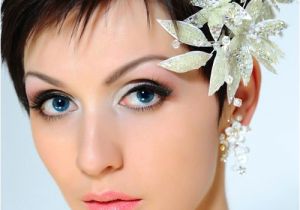 Wedding Hairstyles for Pixie Cuts Short Wedding Hair Ideas