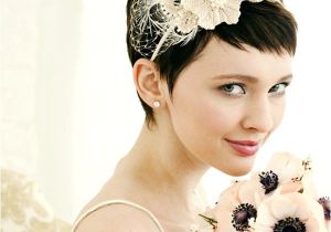 Wedding Hairstyles for Really Short Hair Brides with Short Hair Wedding Hairstyle Ideas Hair