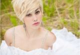 Wedding Hairstyles for Short Blonde Hair 10 Super Short Bridal Hairstyles