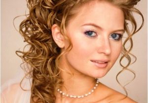 Wedding Hairstyles for Thick Curly Hair Bridal Hairstyles for Long Curly Hair