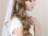 Wedding Hairstyles Hair Down Long Veil 4 Half Up Half Down Bridal Hairstyles with Veil
