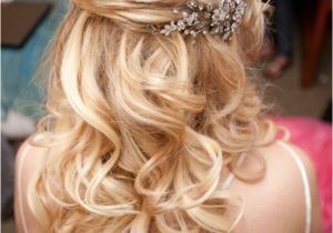 Wedding Hairstyles Half Up Half Down with Flower 15 Fabulous Half Up Half Down Wedding Hairstyles