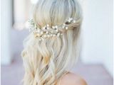 Wedding Hairstyles Half Up Half Down with Flower 18 Trending Wedding Hairstyles with Flowers
