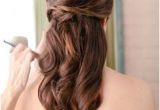 Wedding Hairstyles Half Up Thin Hair Half Up Half Down Straight Wedding Hair Google Search