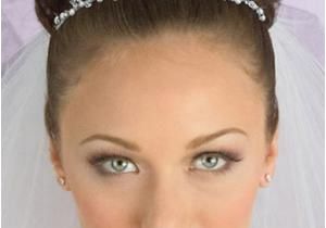 Wedding Hairstyles Half Up with Tiara and Veil Wedding Hairstyles with Veil Underneath
