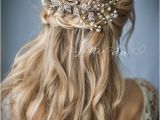 Wedding Hairstyles Long Hair Half Up Veil 50 Best Bridal Hairstyles without Veil Hair