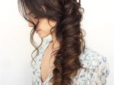 Wedding Hairstyles Long Hair to the Side Hair Inspo Beauty Inspo In 2019 Pinterest