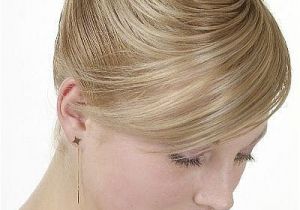 Wedding Hairstyles Long Hair with Bangs Highly Collected Wedding Hairstyle with Side Bangs Bridesmaid