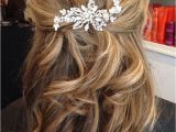 Wedding Hairstyles Medium Length Hair Half Up Image Result for Half Up Half Down Wedding Hair Medium