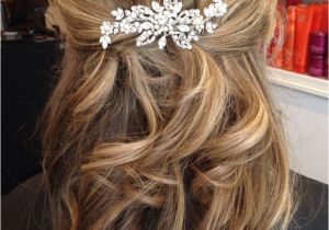 Wedding Hairstyles Medium Length Hair Half Up Image Result for Half Up Half Down Wedding Hair Medium