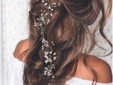 Wedding Hairstyles Mostly Down 259 Best Brunette Wedding Hairstyles Images In 2019