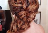 Wedding Hairstyles Off to the Side F to the Side Bridal Updo