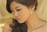 Wedding Hairstyles On the Side Side Swept Bridal Hairstyles