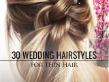 Wedding Hairstyles Over 50 30 Wedding Hairstyles for Thin Hair 2017 Collection