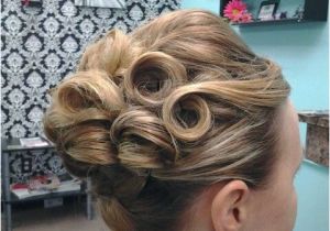 Wedding Hairstyles Pin Curls Pin Curl Updo Hair by Elise Tanglez Massill Ohio