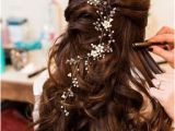 Wedding Hairstyles Pulled Back ashely Wore Her Hair Pulled Half Back In Loose Romantic Curls