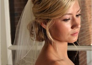 Wedding Hairstyles Short Hair with Veil Bridal Veil with Beaded Edge and Scattered Swarovski Crystals