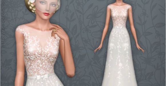 Wedding Hairstyles Sims 4 I Know This is A Weird Sims Thing but I Like the Dress if It Weren T