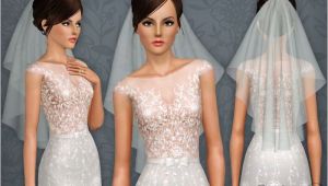 Wedding Hairstyles the Sims 3 Wedding Veil 04 for the Sims 3 by Beo