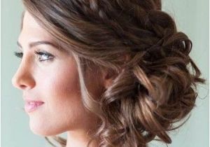 Wedding Hairstyles to the Side with Curls Double Braids Hair Pinterest