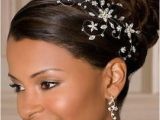 Wedding Hairstyles Updos African American Updo with Tiara Bridal Party Hair Styles Pinterest