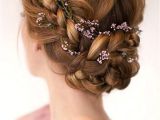 Wedding Hairstyles Updos with Flowers Updo Wedding Hairstyles with Flower Crown Hairstylesrecogido