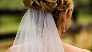 Wedding Hairstyles Veil Underneath Wedding Updo with Veil Underneath Wedding Hair