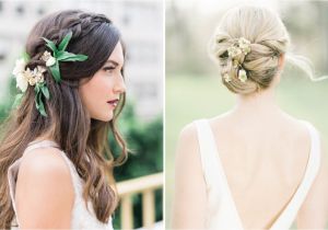 Wedding Hairstyles with Fresh Flowers 20 Bridal Hairstyles with Real Flowers