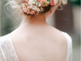 Wedding Hairstyles with Fresh Flowers 38 Gorgeous Wedding Hairstyles with Fresh Flowers