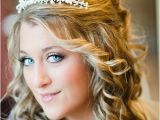 Wedding Hairstyles with Headband and Curls Curly Hairstyles for Wedding