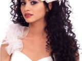 Wedding Hairstyles with Headband and Curls Long Curly Hairstyles for Wedding Guests