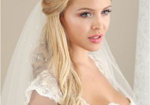 Wedding Hairstyles with Headband and Veil Hairstyles with Veil for Brides Having Long Hairs