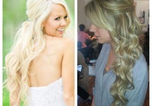 Wedding Hairstyles with Long Extensions Bridal Hair Wedding Hair Long Hair Extensions Blonde