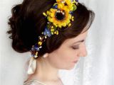 Wedding Hairstyles with Sunflowers 40 Best Sunflower Crown Design Ideas for Amazing Wedding